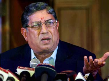 Srinivasan likely to chair Working Committee meet: BCCI treasurer Savant Srinivasan likely to chair Working Committee meet: BCCI treasurer Savant