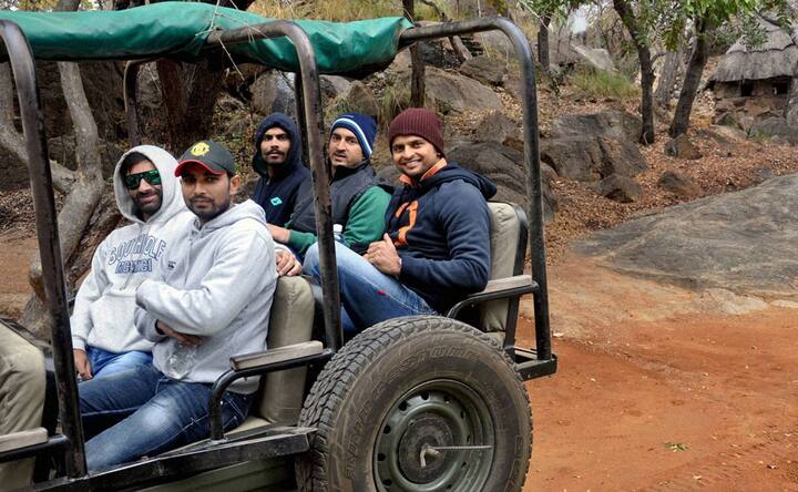Images: After series win, Team India off on an African safari
