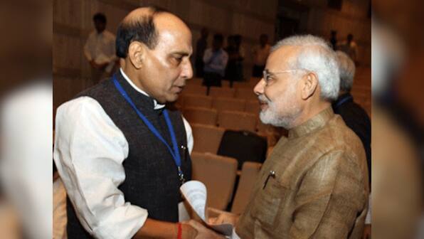 Don't pass Modi-for-PM resolutions: Rajnath Singh to BJP workers