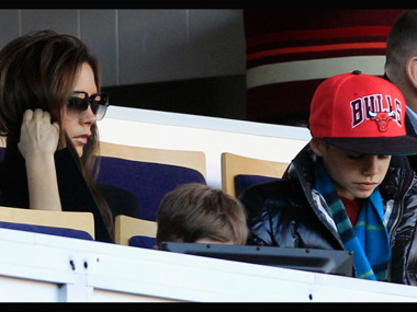 Victoria Beckham goes to son's parent-teacher meeting in a helicopter Victoria Beckham goes to son's parent-teacher meeting in a helicopter