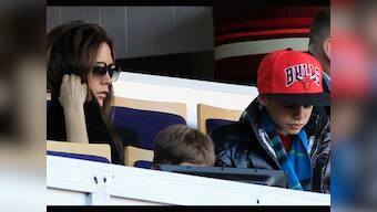 Victoria Beckham goes to son's parent-teacher meeting in a helicopter 