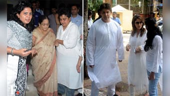 Photos: Aishwarya, Kajol, Rani turn up to pay respects to Madhuri Dixit's father
