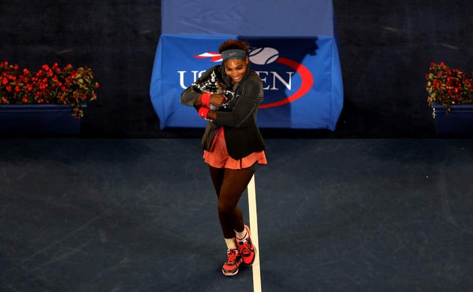 Serena Williams meanwhile, coasted to her fifth US Open title and 17th Grand Slam. She beat Victoria Azarenka 7-5, 6-7 (6), 6-1. Getty Images