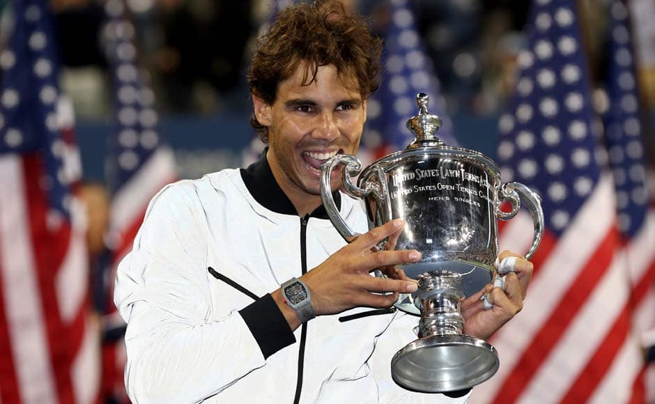 Rafael Nadal beat Novak Djokovic 6-2, 3-6, 6-4, 6-1 to win the men's singles title. This is his second triumph at the US Open and 13th career Grand Slam. Getty Images