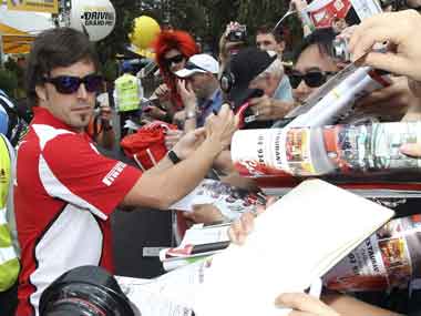 Alonso, Webber reprimanded over post-race pickup Alonso, Webber reprimanded over post-race pickup