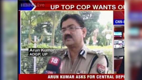 UP top cop who complained of political interference transferred