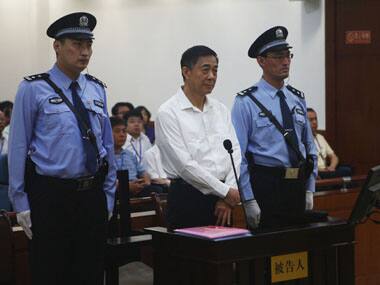 A file photo of Bo Xilai in court. Reuters