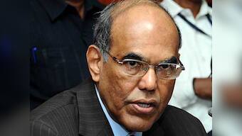 One cheer, and two boos for Subbarao as he bows out