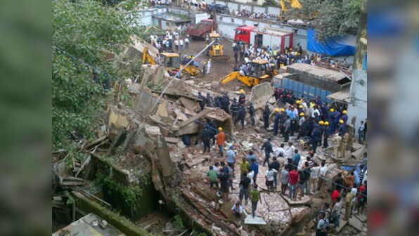 Five-storey building collapses in south Mumbai, leaves one dead