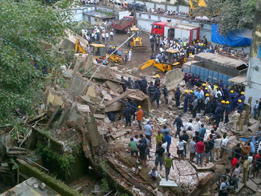 Five-storey building collapses in south Mumbai, leaves one dead Five-storey building collapses in south Mumbai, leaves one dead