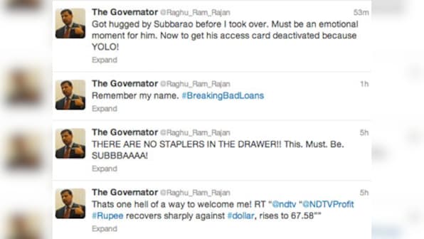 Meet the governator: Raghuram Rajan's Twitter alter ego