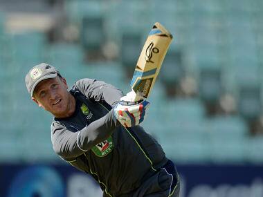 Haddin gets a chance ahead of Wade. Reuters