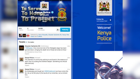 Outside Westgate mall, al-Shabab, police battle it out on Twitter