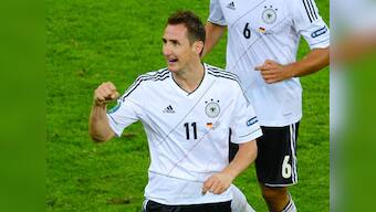 Klose equals Mueller's goal-scoring record for Germany