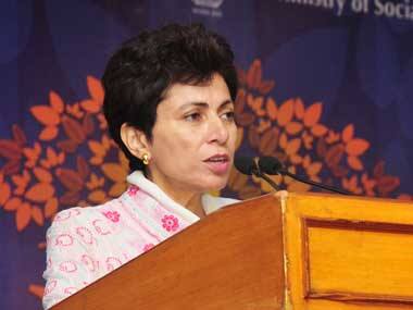 Social Justice and Empowerment Minister Kumari Selja. Image courtesy PIB