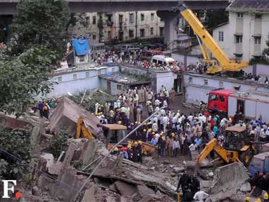 Mumbai building collapse: Owner of illegally renovated office held Mumbai building collapse: Owner of illegally renovated office held