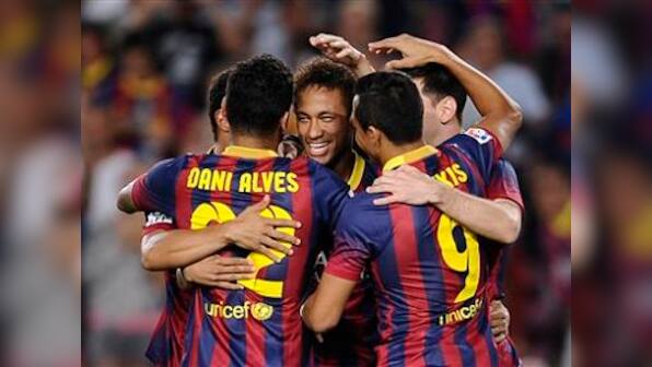 Neymar opens La Liga account as Barcelona march on