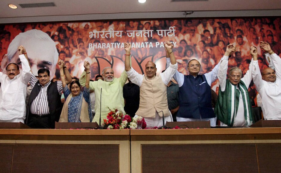 New face, new phase: Images of BJP’s race to 2014 under Modi - Photos ...