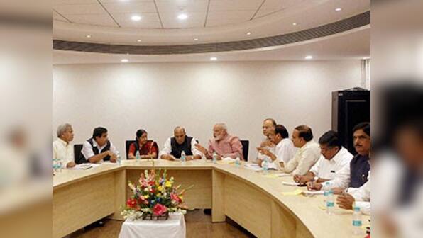 AAP questions RSS-BJP meet, calls it 'mockery' of Constitution  