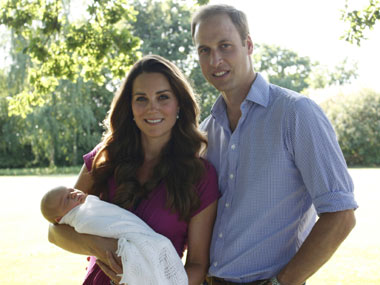 Kate and William's Prince George to be christened on October 23 Kate and William's Prince George to be christened on October 23