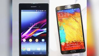 IFA 2013: Samsung Galaxy Note 3 vs Sony Xperia Z1 