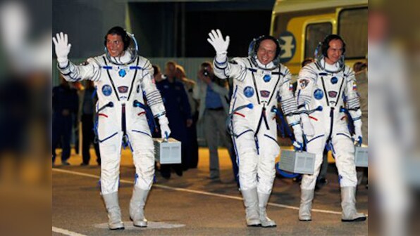 Soyuz capsule with 3 astronauts successfully docks with ISS