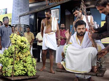 Sreesanth continues to insist on his innocence. PTI