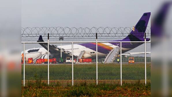 Thirteen injured as plane crash lands in Bangkok airport