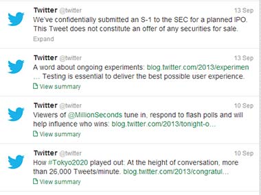 Twitter in talks to add banks to IPO, set fees: report Twitter in talks to add banks to IPO, set fees: report