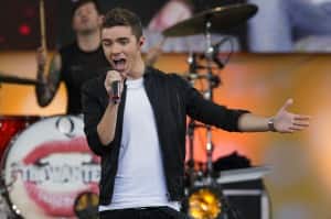 Singer Nathan Sykes of the band 