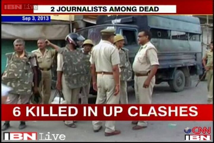 IBN7 journalist killed in UP communal riots, Army clamps curfew