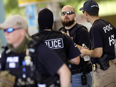US immigration agents arrest more than 100 illegals in Ohio sting as Donald Trump doubles down on border control ahead of midterms US immigration agents arrest more than 100 illegals in Ohio sting as Donald Trump doubles down on border control ahead of midterms