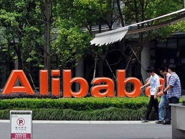 Alibaba logo. AP