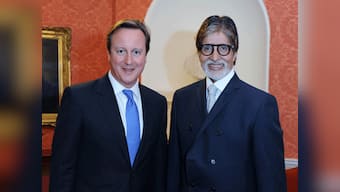 When Amitabh Bachchan met British PM David Cameron and his wife   