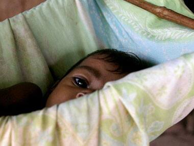 Female infanticide is a mounting treat to India. Representational image. AFP.
