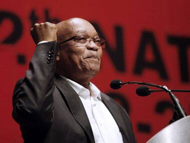Jacob Zuma is likely to continue as President for a second term. AFP