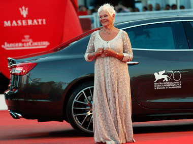 Judi Dench wears an Abu-Jani at Venice Film Festival Judi Dench wears an Abu-Jani at Venice Film Festival