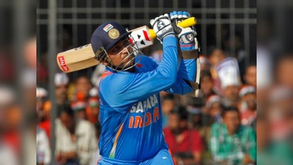 Sehwag sizzles in short burst but Delhi lose to India Blue