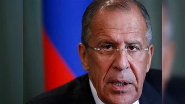 Russian foreign minister Sergey Lavrov mocks media over Donald Trump's 'intelligence sharing'