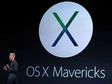 Apple Senior Vice President of Software Engineering Craig Federighi speaks during an Apple announcement. AFP 