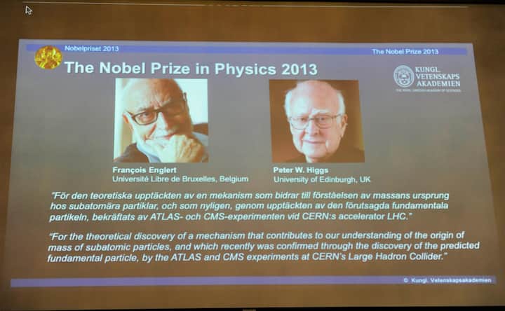 Photos: Francois Englert and Peter Higgs win 2013 Nobel in Physics 