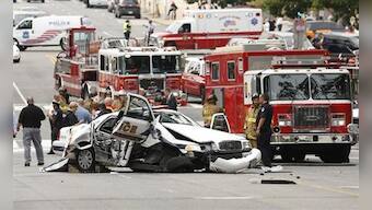 Driver shot dead in dramatic car chase at U.S. Capitol