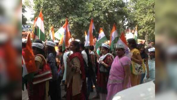 AAP's outing in DU North Campus gets tepid response