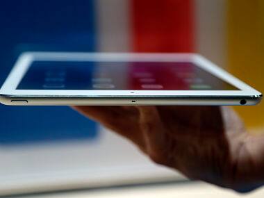 Apple’s iPad Air is seen in this file photo. AP 