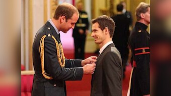 Wimbledon champion Murray receives OBE from Prince William