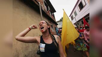 Protesters disrupt FIFA World Cup visit