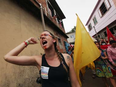 Protesters disrupt FIFA World Cup visit Protesters disrupt FIFA World Cup visit