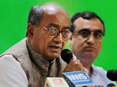 Congress General Secretary Digvijaya Singh. PTI