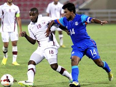 The Indians held their own against the Qataris till the hour mark but conceded two goals thereafter to lose the match at the Al Arabi Stadium last night. AIFF