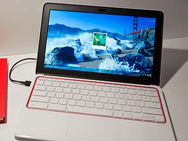 Google and HP's new Chromebook. AP